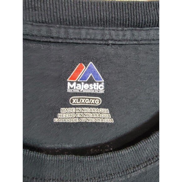 NHL Boston Bruin Black T shirt Majestic XL #1 Dad - Picture 2 of 3